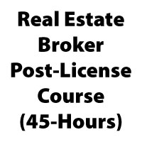 Broker Post-License 45-Hr Package (LIVE ONLINE – Zoom) — March 2026